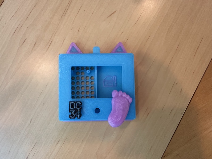 3D-printed accessories that clip into the case openings